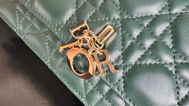 My Dior Mini Bag Cannage Lambskin S0980ONMJ dark green