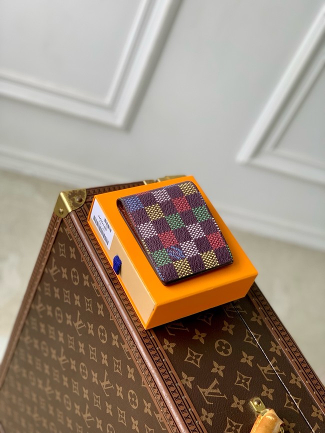Louis Vuitton Slender Wallet N00185 Multicolor