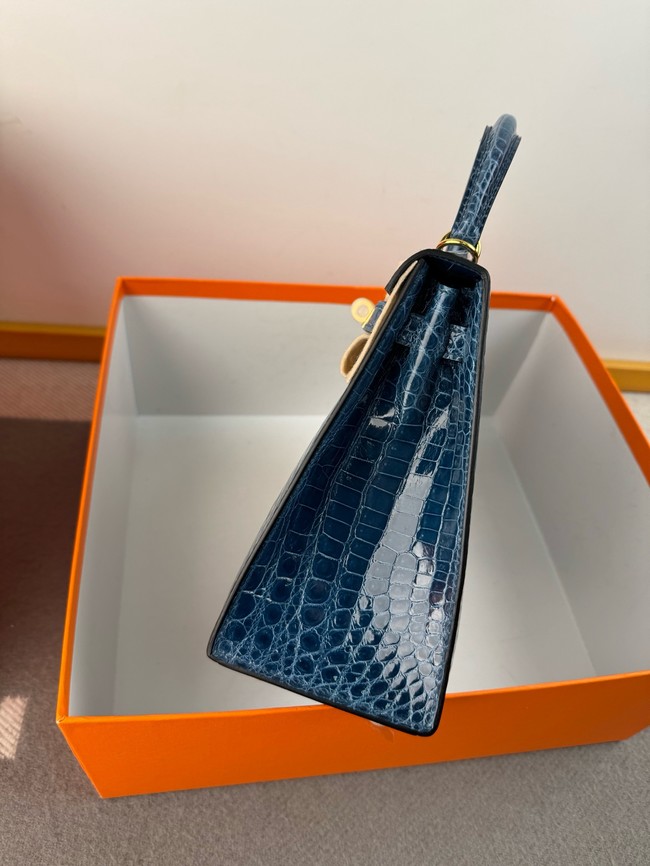 Hermes Kelly Shoulder Bags Nile crocodile leather KL3598-16