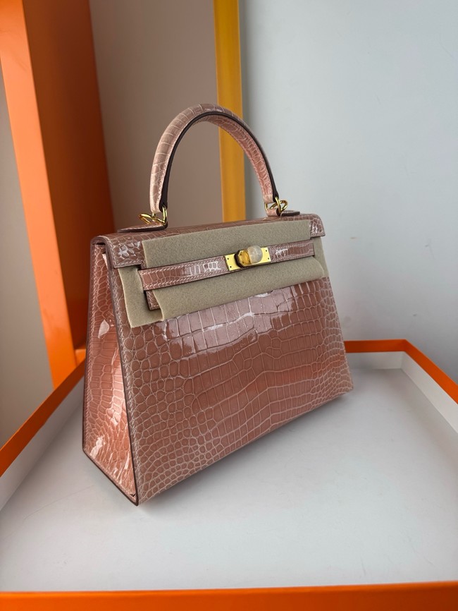 Hermes Kelly Shoulder Bags Nile crocodile leather KL3598-2