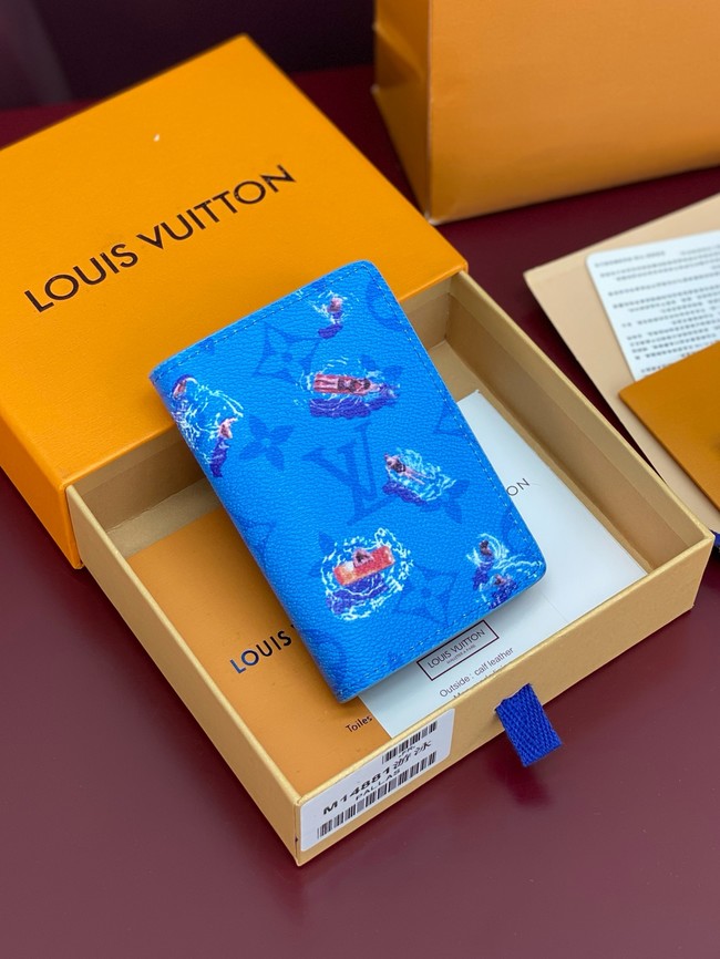 Louis Vuitton Pocket Organizer M14881 Pool Blue