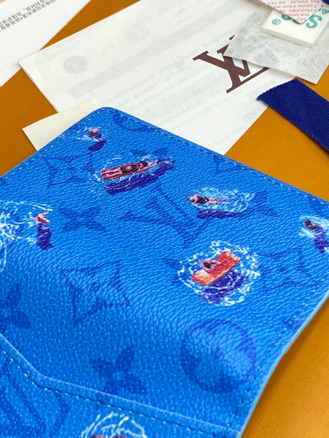Louis Vuitton Pocket Organizer M14881 Pool Blue