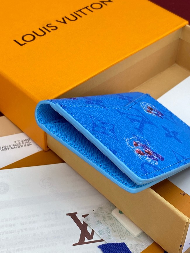 Louis Vuitton Pocket Organizer M14881 Pool Blue