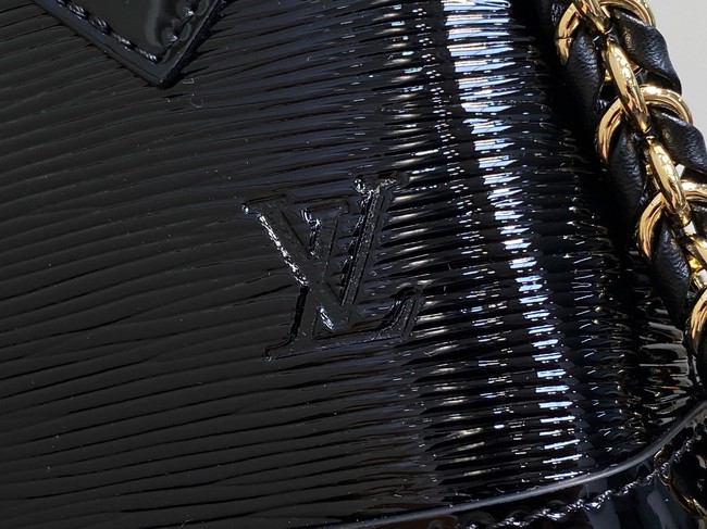 Louis Vuitton Alma Mini LV&I CUSTOMIZABLE K00015 black
