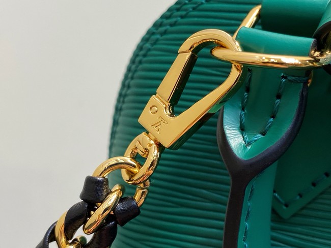 Louis Vuitton Alma Mini LV&I CUSTOMIZABLE K00015 green