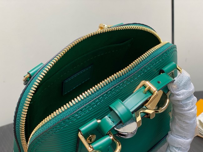 Louis Vuitton Alma Mini LV&I CUSTOMIZABLE K00015 green