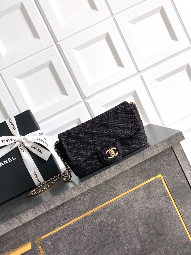 Chanel Classic Wallet On Chain AS5279 black