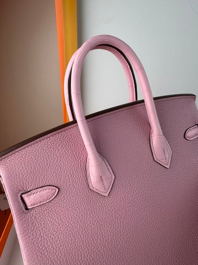 Hermes Birkin Bag Leather Nile crocodile&togo HBK2530-10