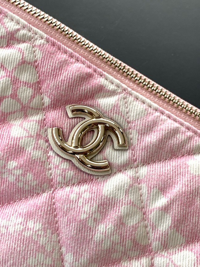 Chanel Large Hobo Bag AS5431 Light Pink & White