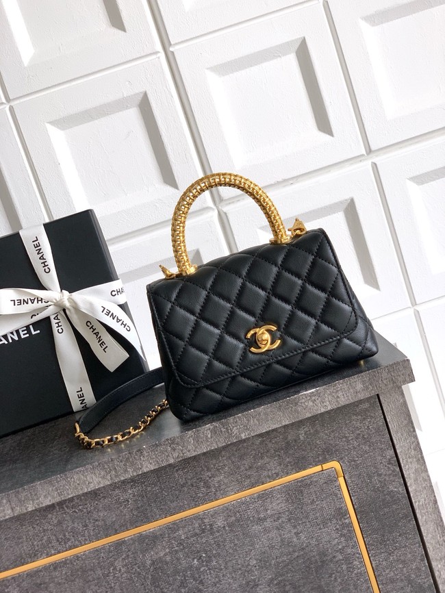 Chanel FLAP BAG WITH TOP HANDLE 92990-21