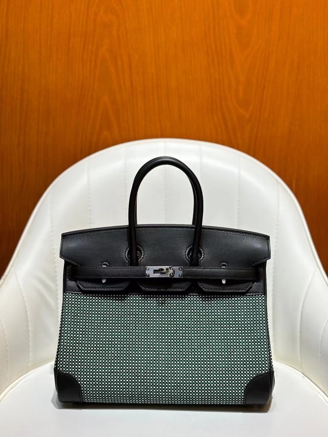 Hermes Birkin Bag togo Leather&Canvas 77886-2
