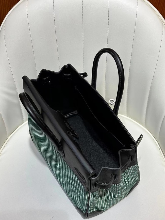 Hermes Birkin Bag togo Leather&Canvas 77886-2