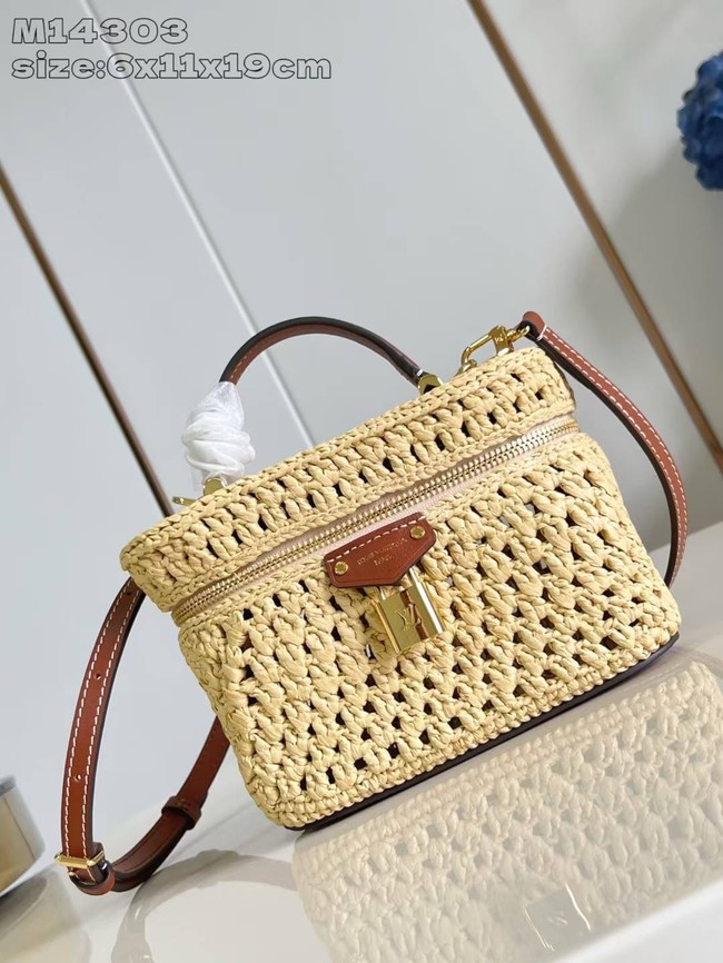 Louis Vuitton Vanity Chain Pouch M14303 Natural Tan