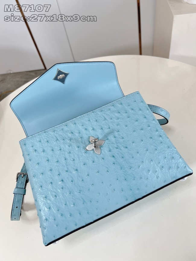 Louis Vuitton Grained Calfskin M86012 light blue