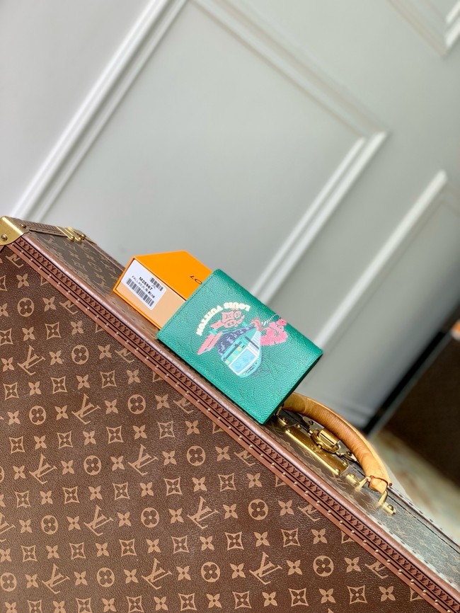 Louis Vuitton NEW Passport Cover M25967 Green