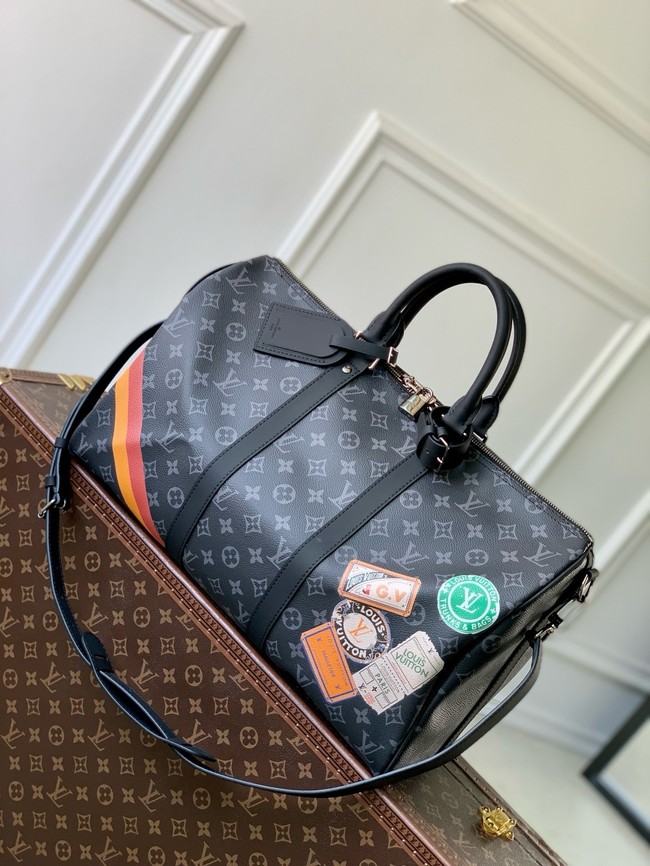 Louis Vuitton Keepall Bandouliere 45 M26435 black