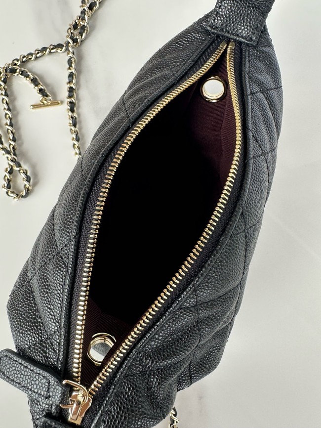 Chanel MINI Shoulder Bag Calfskin AS4386 black