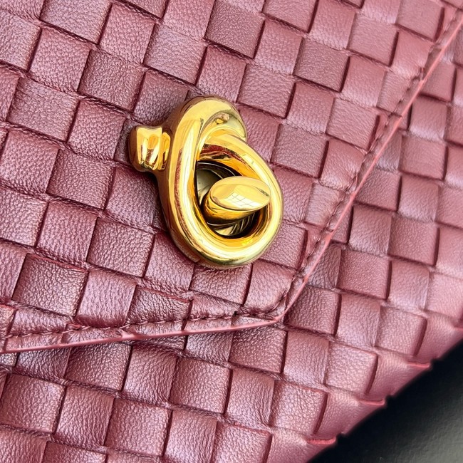 Bottega Veneta Knot Lock 817191 burgundy