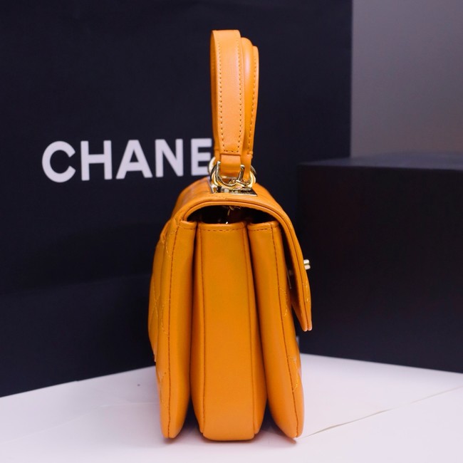 CHANEL mini Flap Bag With Top Handle 4654-9