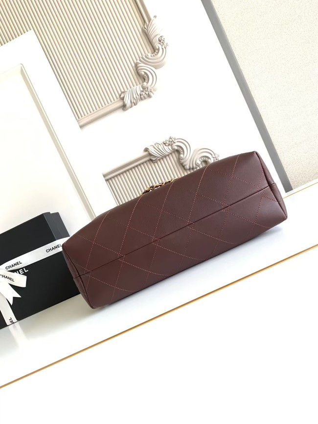 CHANEL Shopping Bag AS5434 burgundy