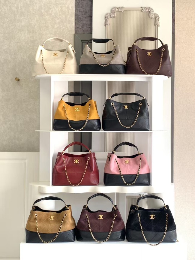 CHANEL Shopping Bag AS5434 burgundy