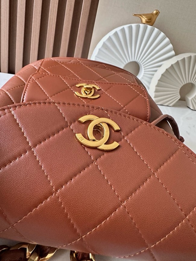 CHANEL BACKPACK A2210 tan