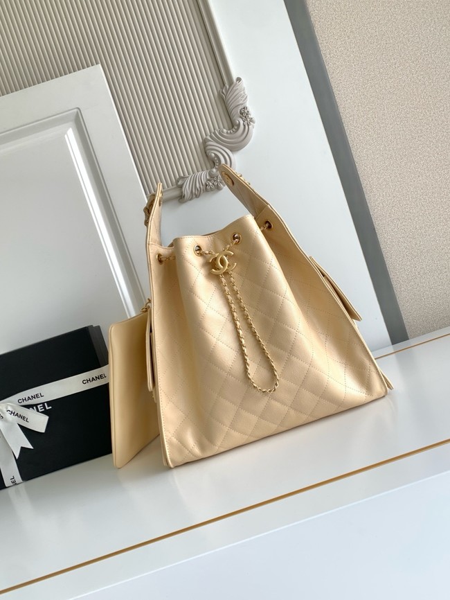 CHANEL 25 Medium Handbag AS5311 Dark Beige