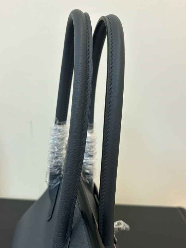 Hermes Birkin evercolor 66541 Steel gray