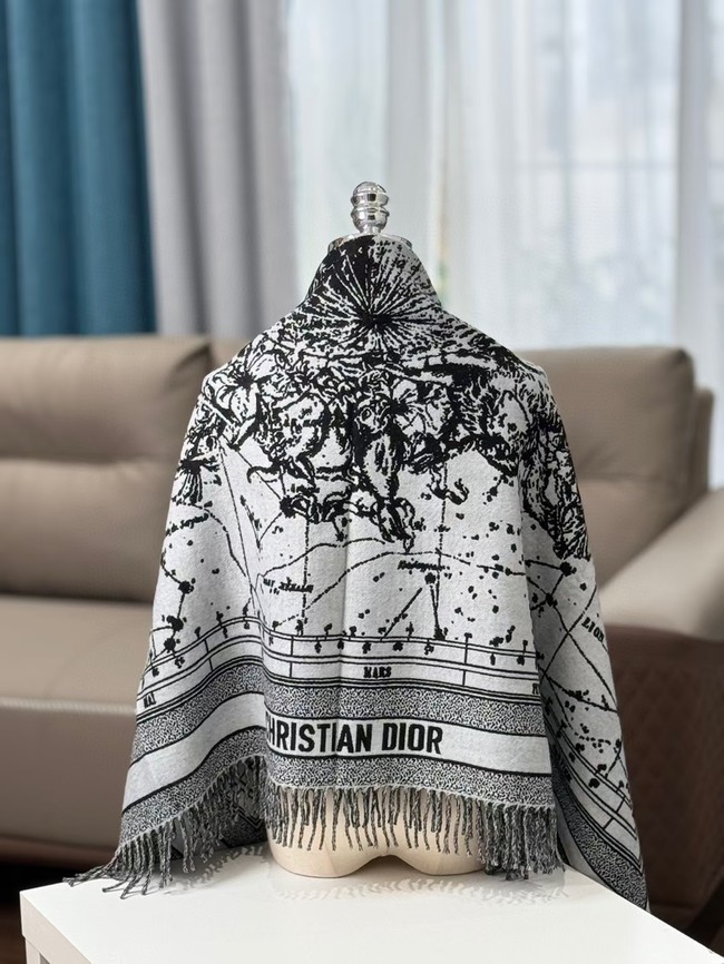 Dior Oblique Poncho Cashmere 21DOB6