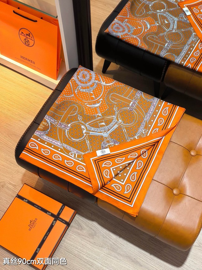 Hermes Shawl Cashmere and Silk Jacquard KY099