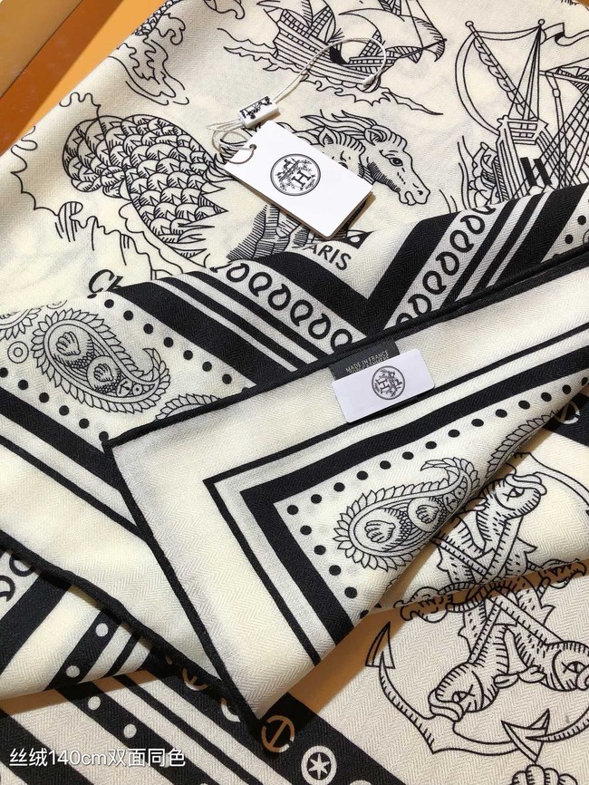 Hermes Shawl Cashmere and Silk KY132