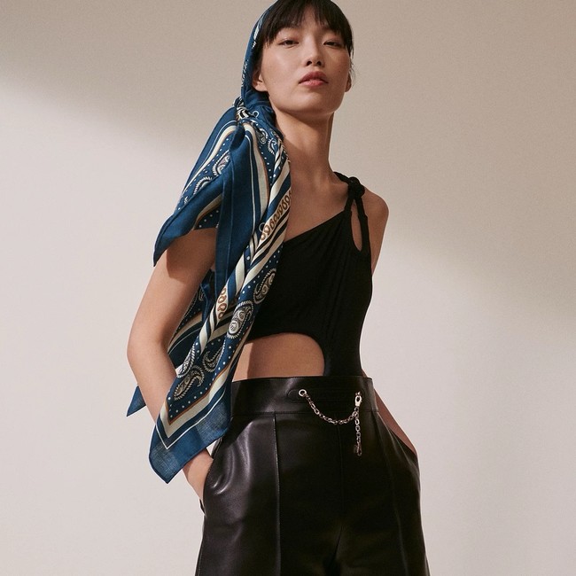 Hermes Shawl Cashmere and Silk KY133