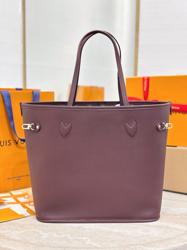 Louis Vuitton NEW - REVERSIBLE Neverfull Inside Out MM M25663 Monogram&Red