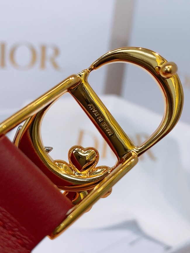 Dior 30 Montaigne Lucky Charms Belt Smooth Calfskin 18MM B0158