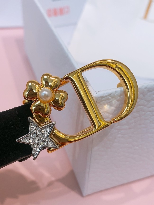 Dior 30 Montaigne Lucky Charms Belt Smooth Calfskin 18MM B0161