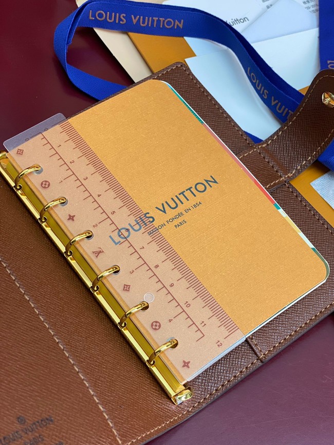 Louis Vuitton Small Ring Agenda Cover CUSTOMIZABLE R20005-13
