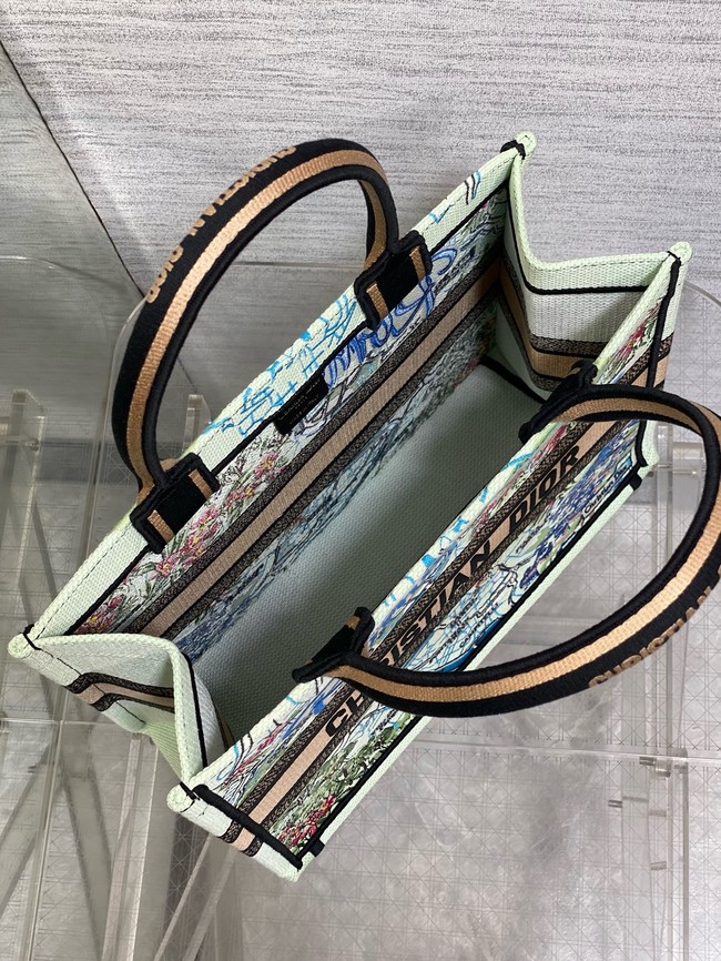 Dioriviera Medium Dior Book Tote Embroidery M1296ZEZG-1