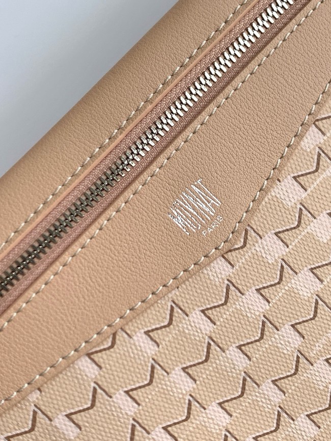 Goyard Calfskin Leather Tote Bag MM M8002 Nude