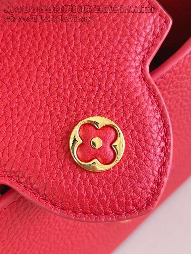 Louis Vuitton Capucines Mini M25893 red