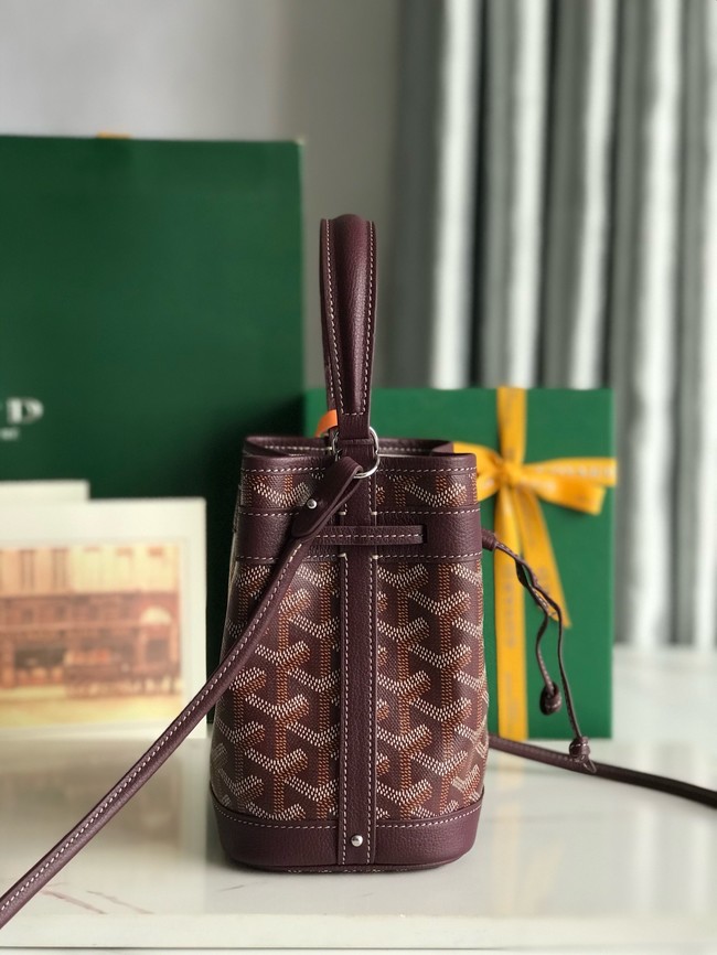 Goyard petit flot drawstring Bag MINI 20251 burgundy