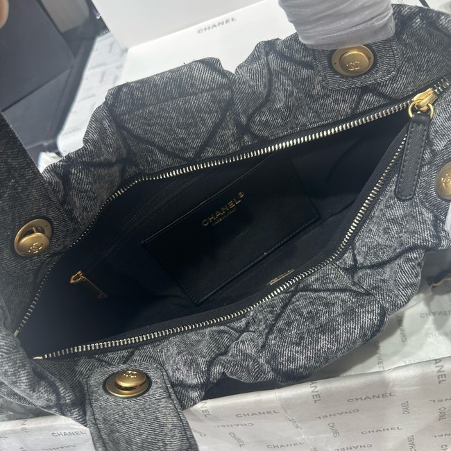 Chanel Denim Bow bag AS5851 black