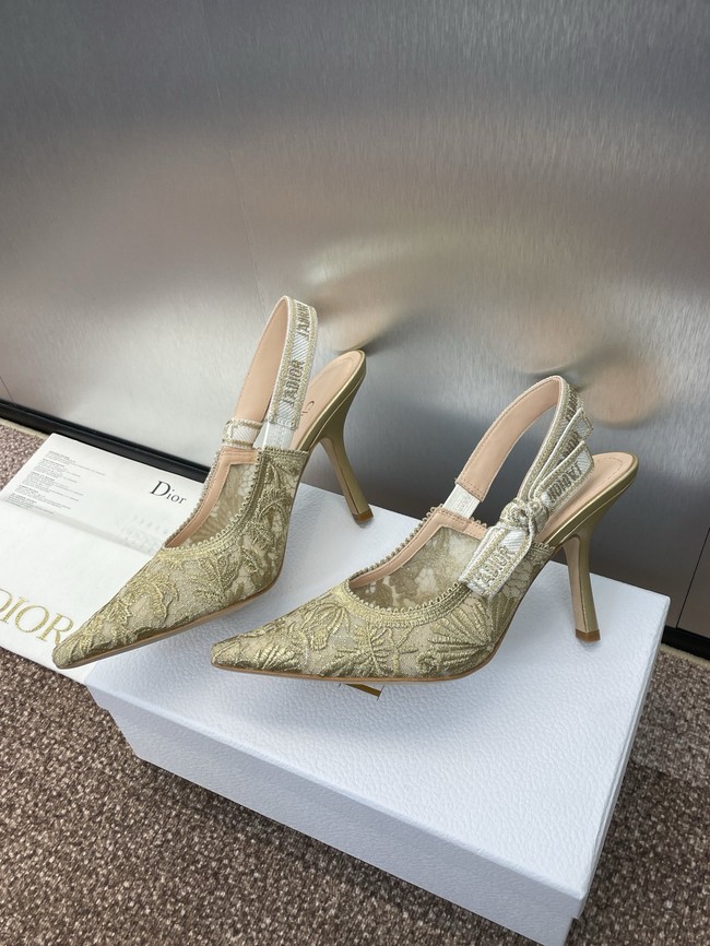JAdior Slingback Pump Cotton Embroidered KCP867DQ-4