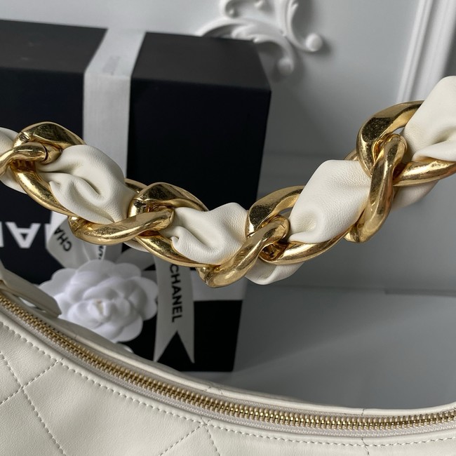 Chanel Hobo Handbag AS5837 white