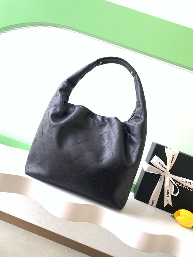 CHANEL Large Hobo Bag AS5967 black