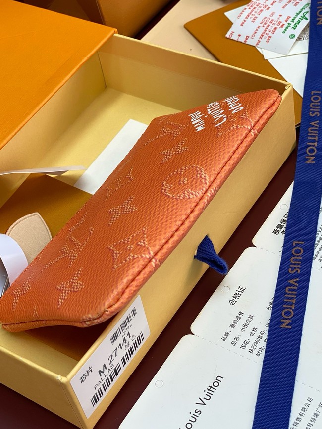 Louis Vuitton NEW Key Pouch S M27141 orange