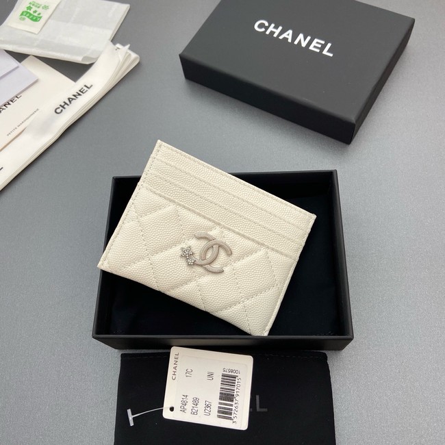 Chanel Classic Card Holder AP4814 Cream