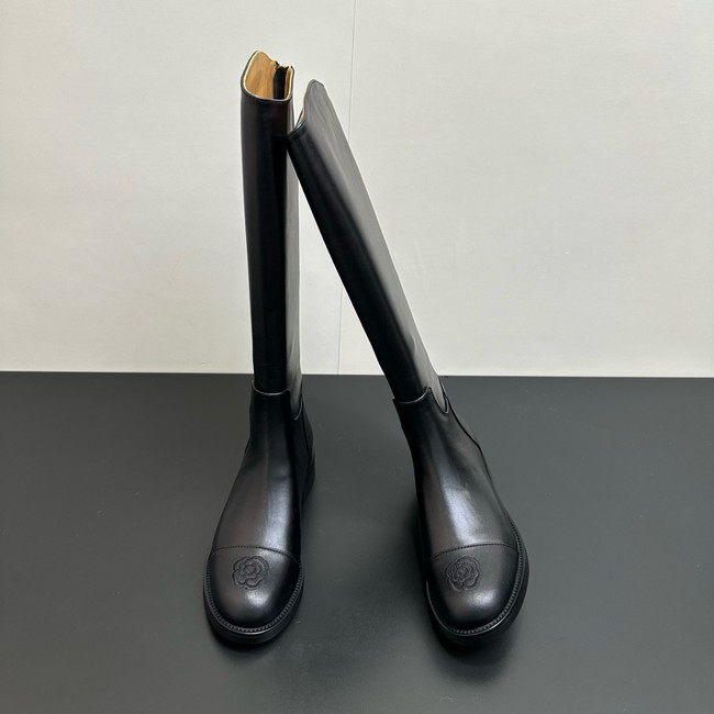 Chanel High Boots Stretch Lambskin G46934 black