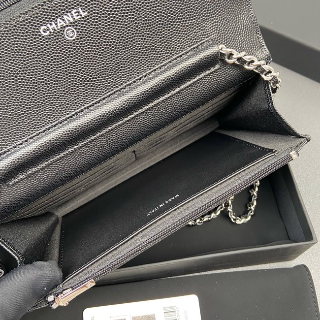 Chanel Wallet On Chain AP3723 black
