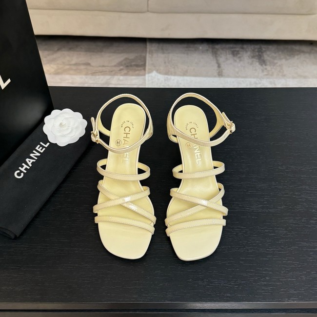 Chanel Sandals Patent Calfskin G46902-2