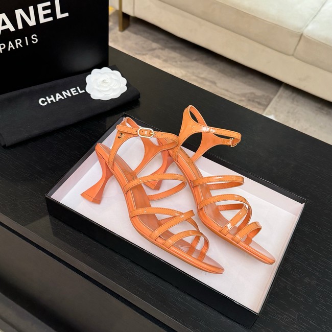 Chanel Sandals Patent Calfskin G46902-3